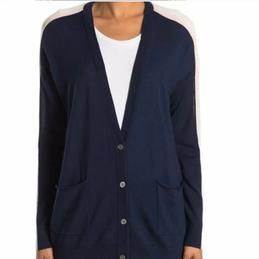 ATM schoolboy merino wool cardigan NWT - Picture 3 of 9